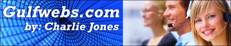Gulfwebs Web Design by Charlie Jones Pensacola