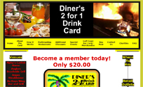 Diners 2 for 1 Drink Card